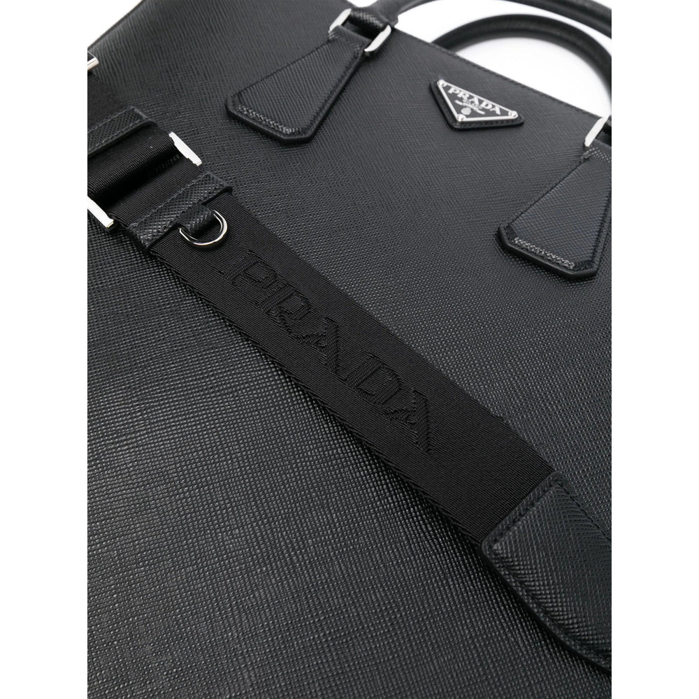 Prada Black Tote Bags Men - 4