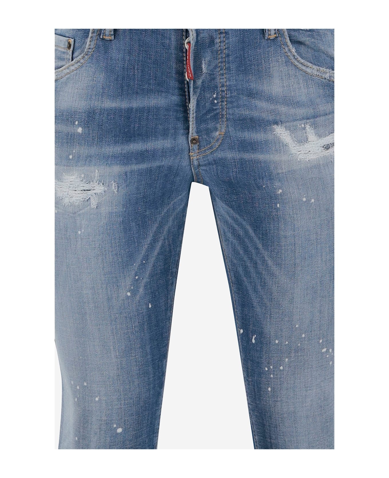 Light Heritage Stretch Cotton Blend Jeans - 3