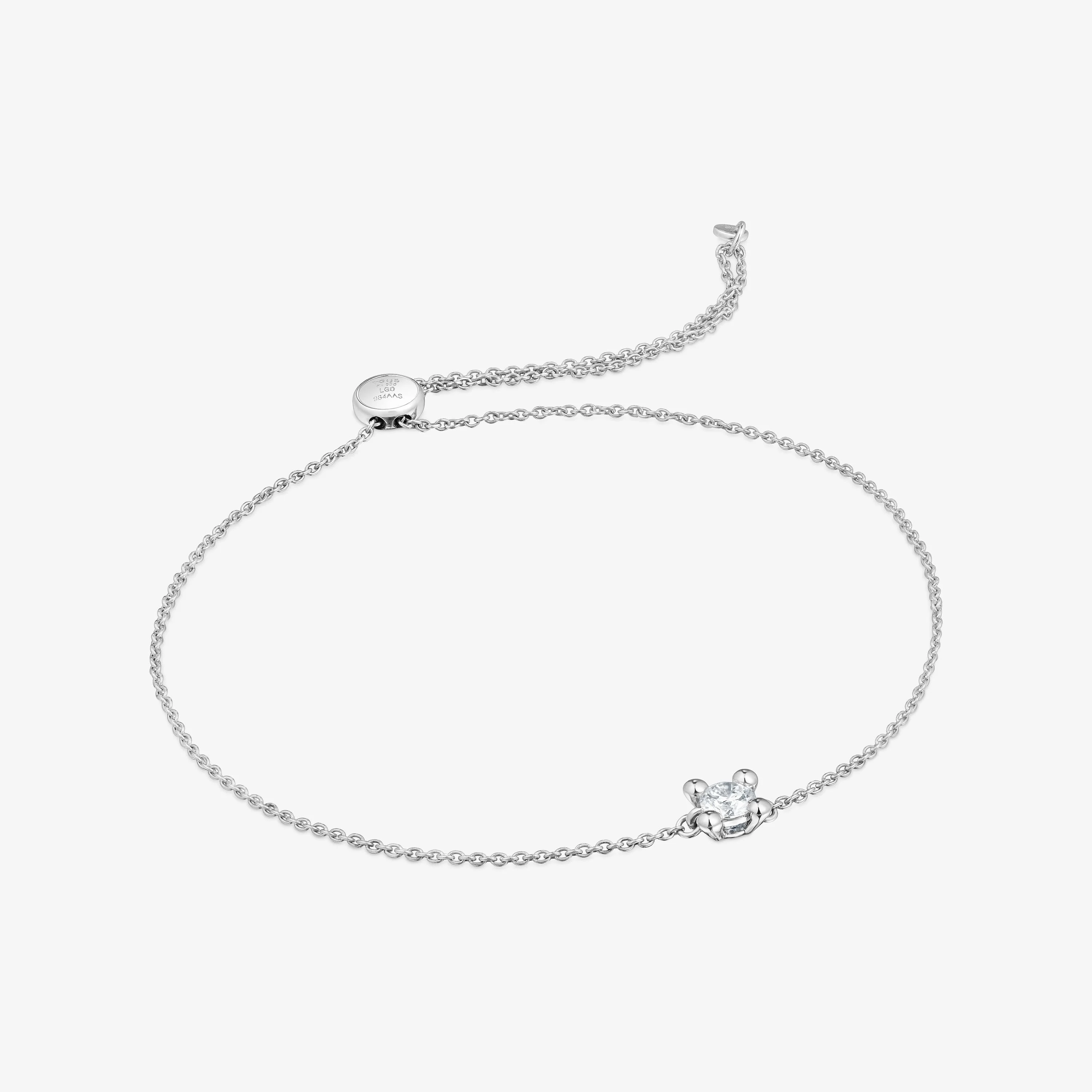 Platinum chain Bracelet with lab-grown diamond TOUS Shine LGD - 1