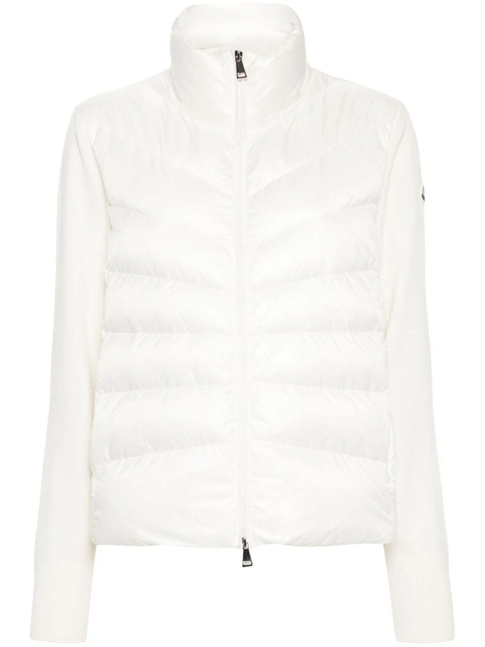 padded wool cardigan - 1