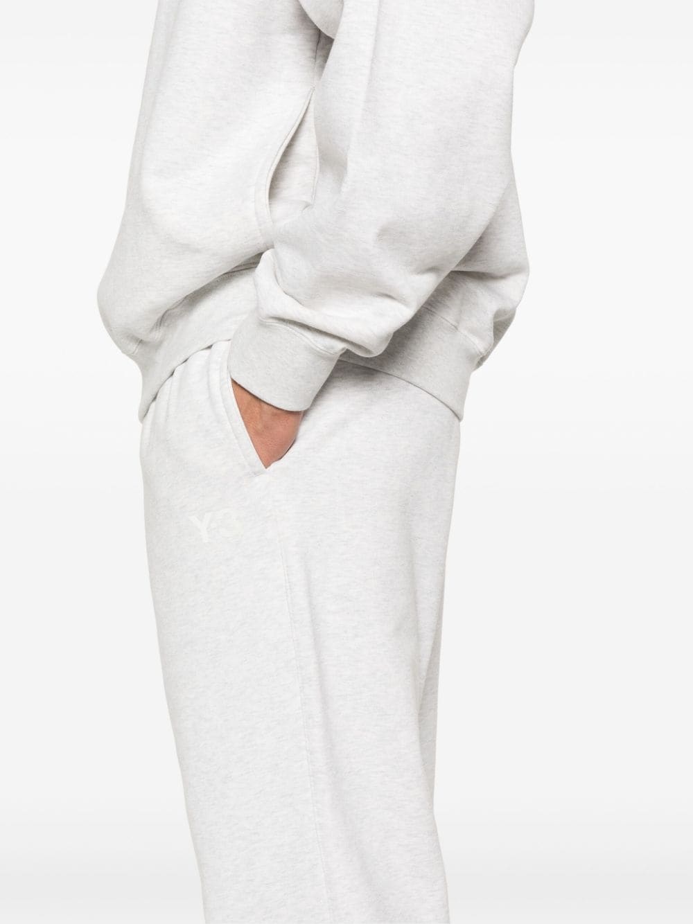 mélange-effect track pants - 6
