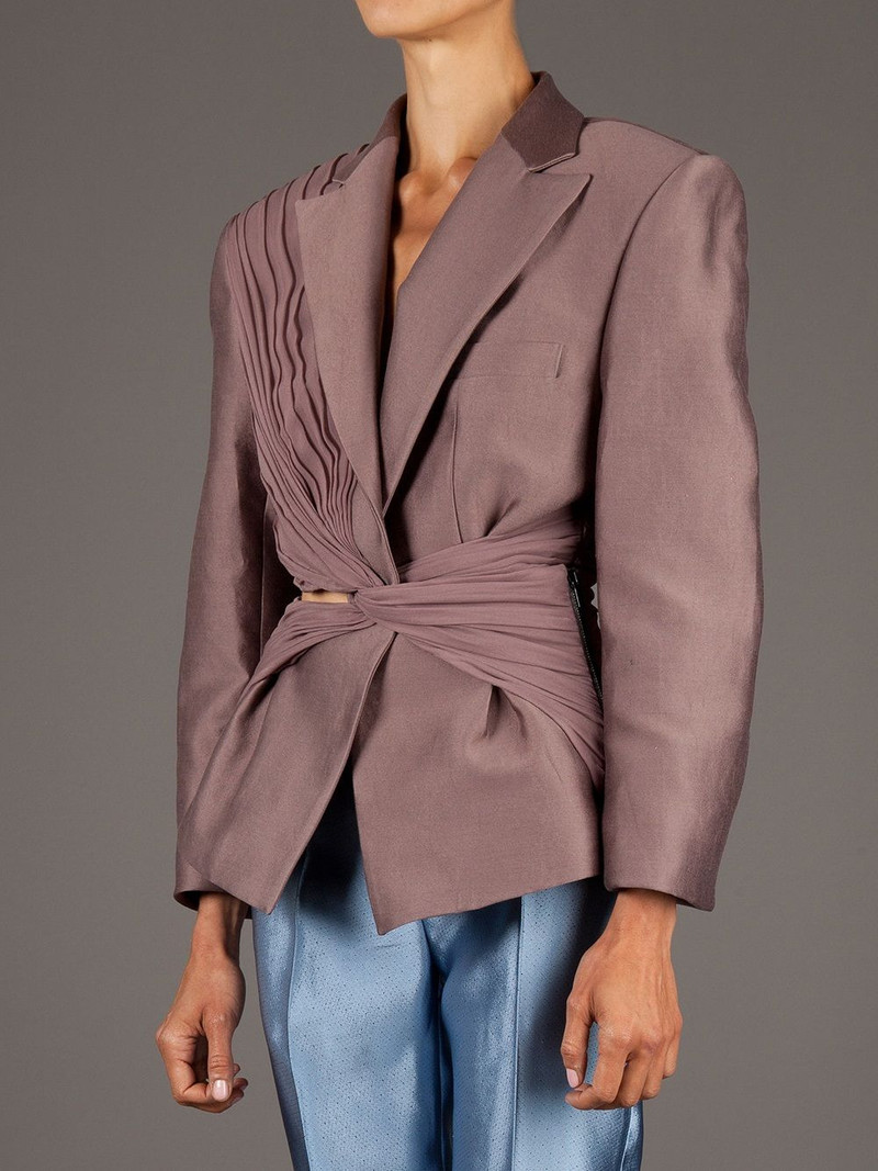 twist detailed jacket 3