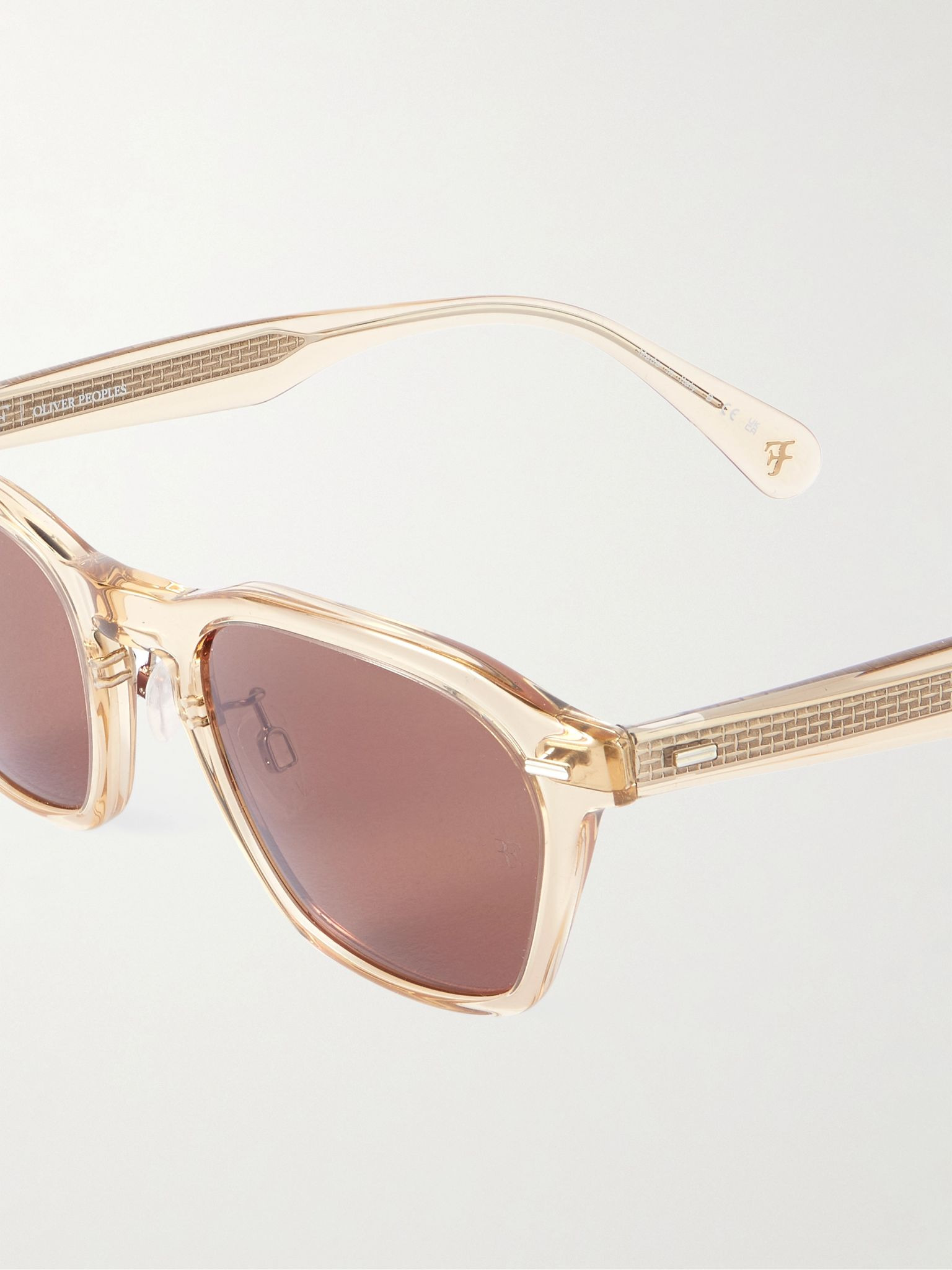 + Roger Federer R-11 D-Frame Acetate Sunglasses Orange - 3