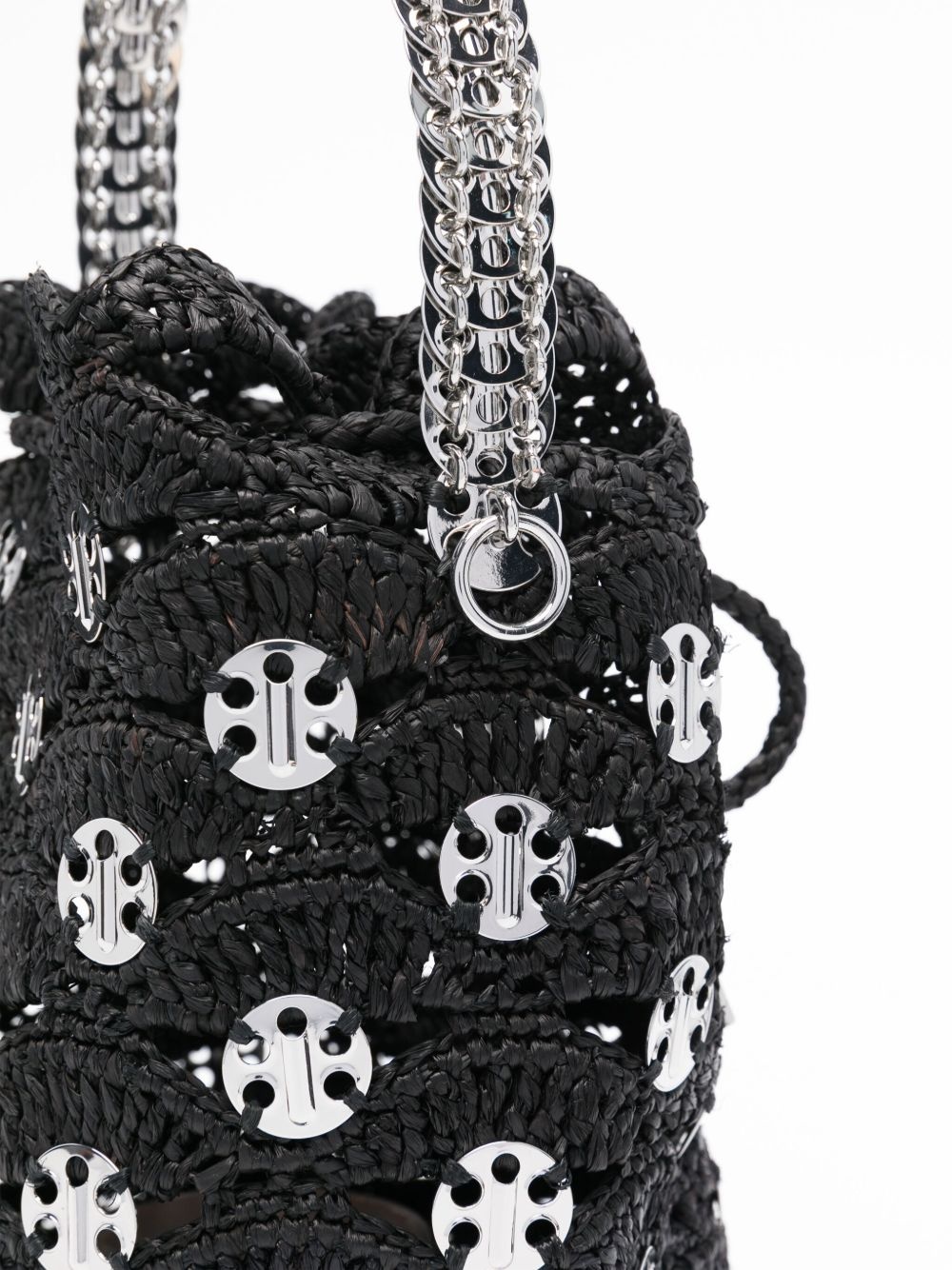 raffia bucket bag - 4