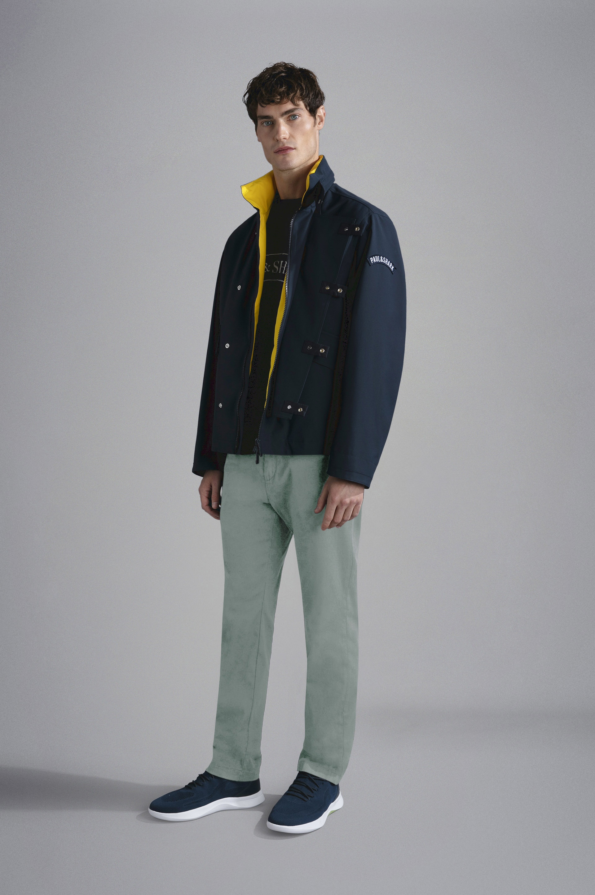COTTON STRETCH CHINO TROUSERS - 2