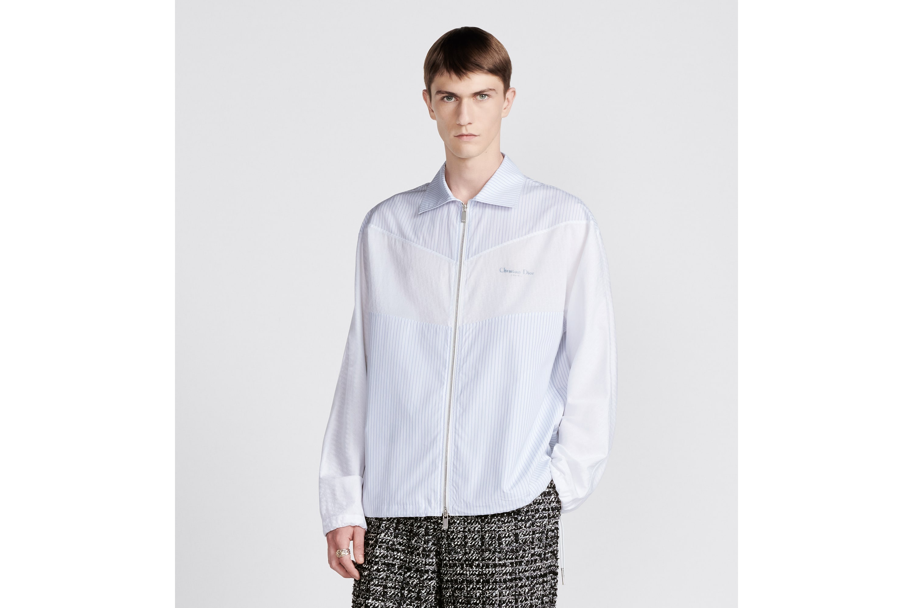 Christian Dior Couture Two-Material Zipped Shirt - 4