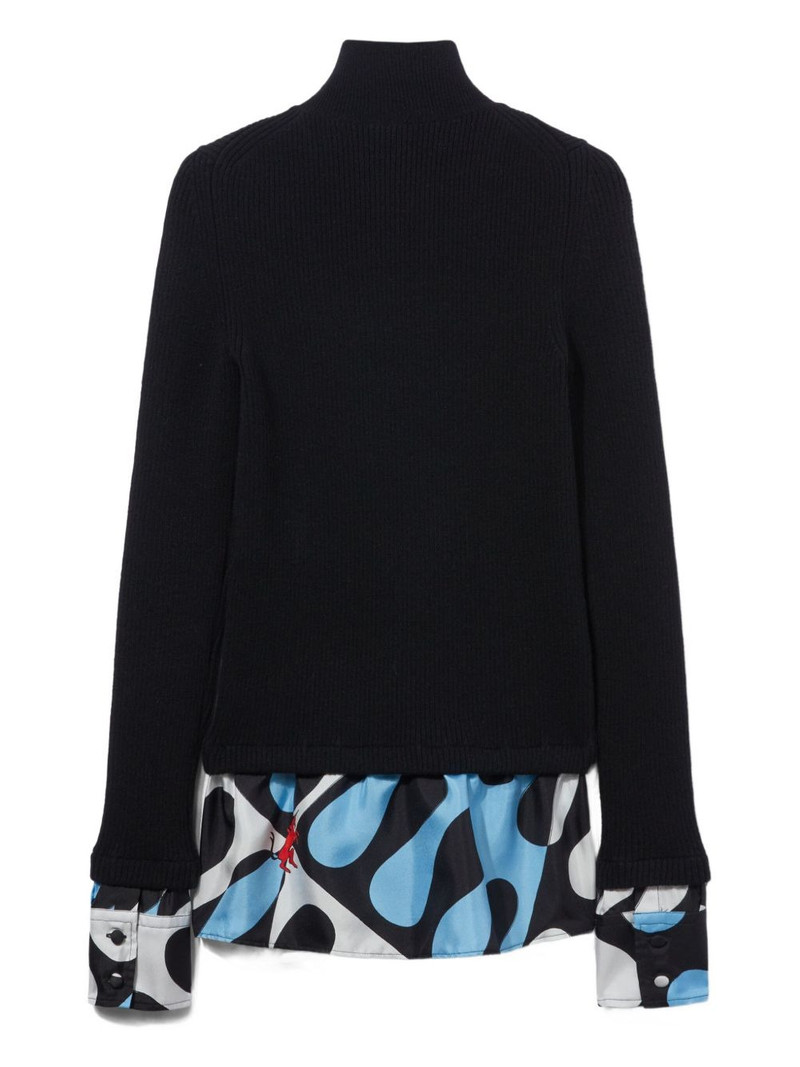 PUCCI leocorno-print sweater outlook