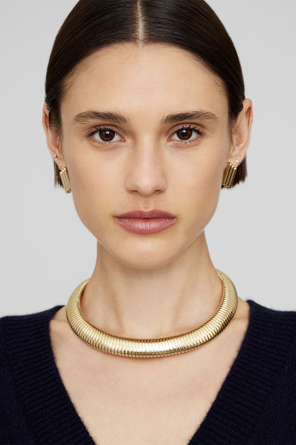 Coil Chain Necklace - Gold - 2