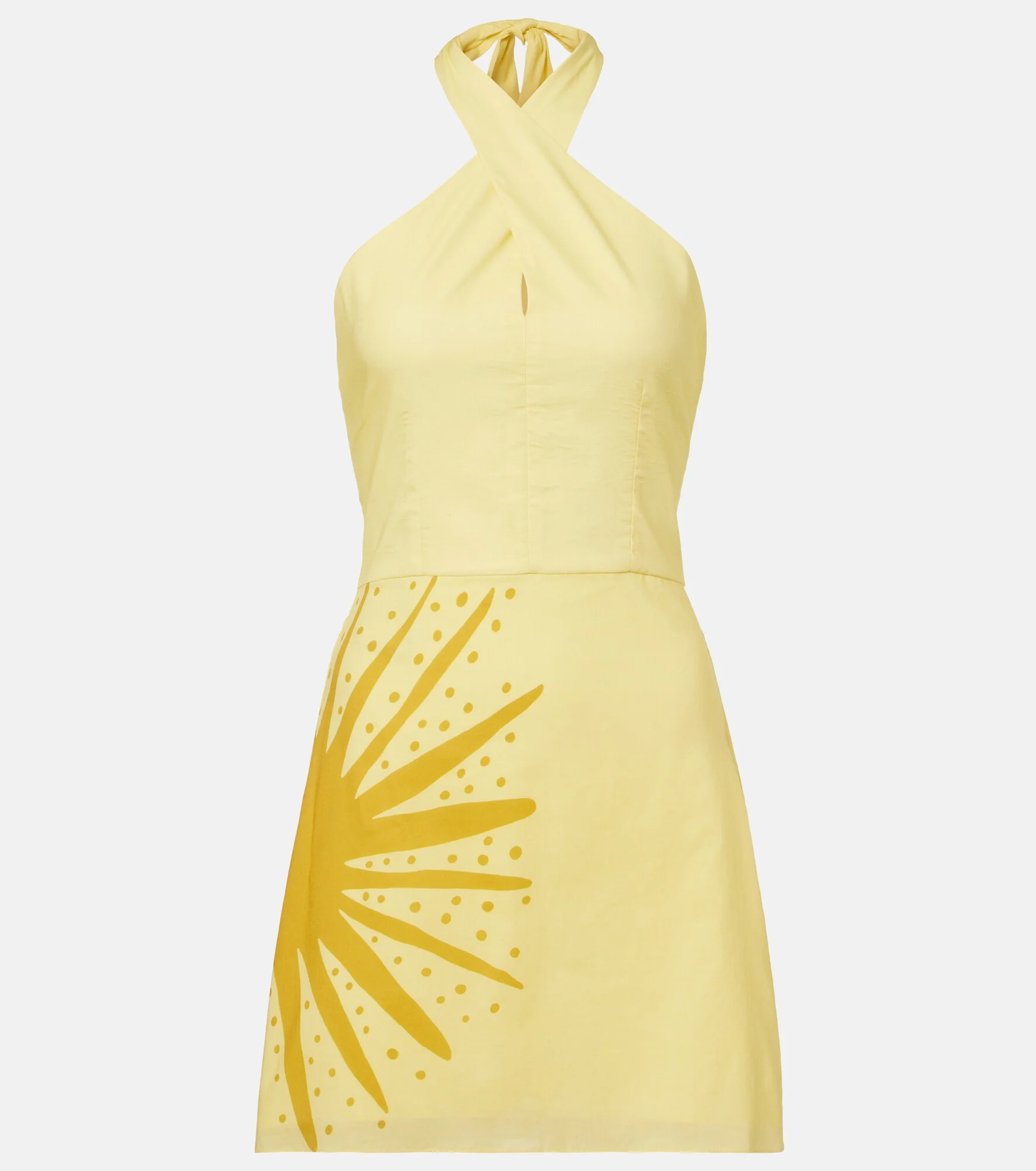 Veneta printed cotton minidress - 1