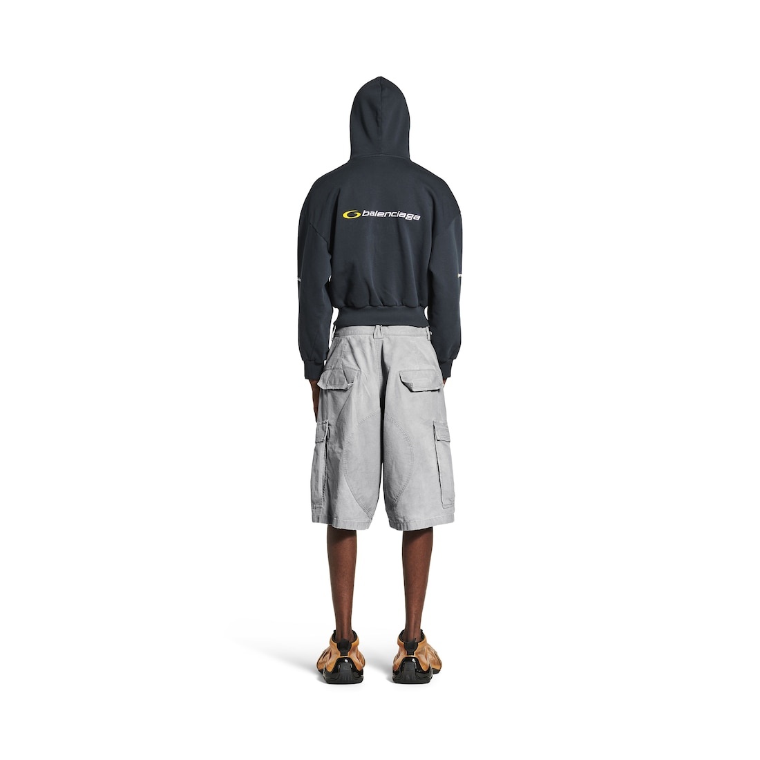Men's Cargo Shorts in Grey - 4