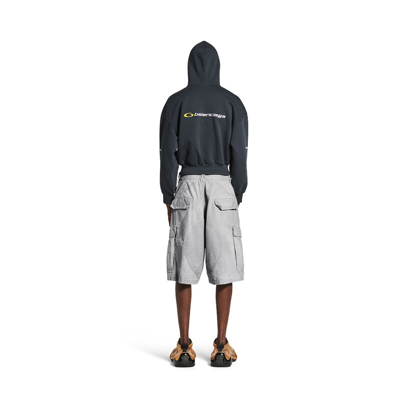 Men's Cargo Shorts in Grey 4