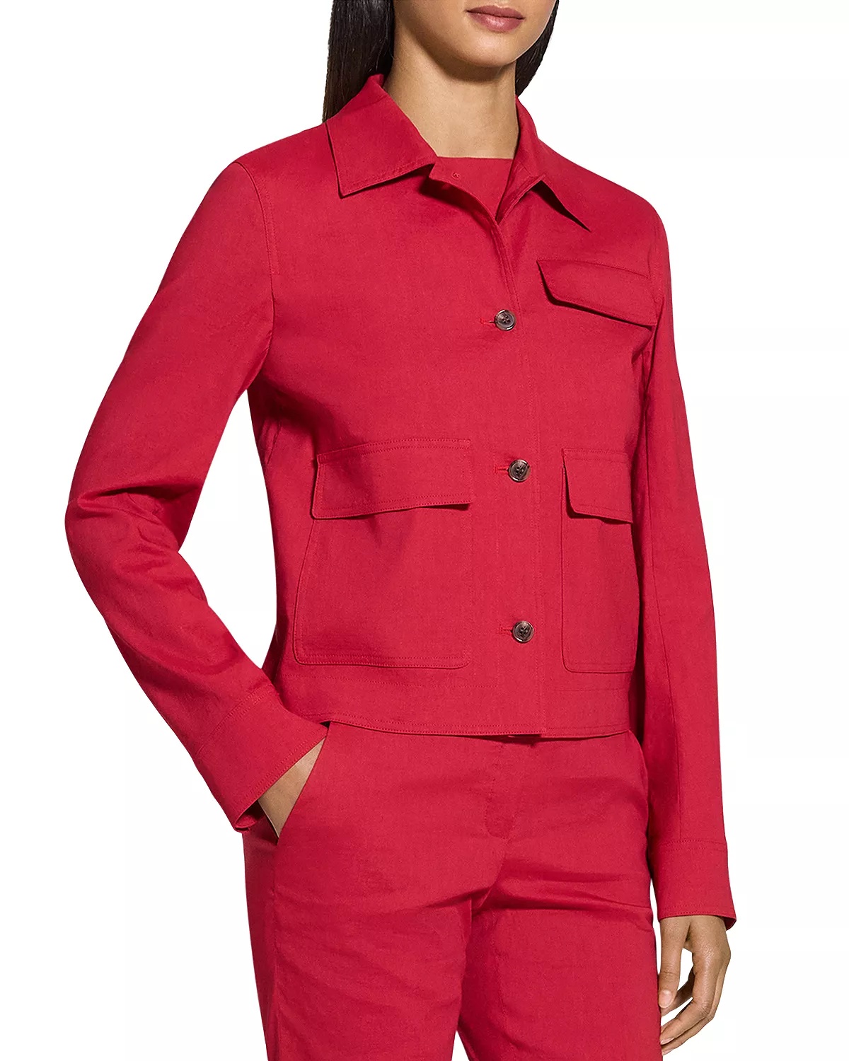 Linen Blend Jacket - 4