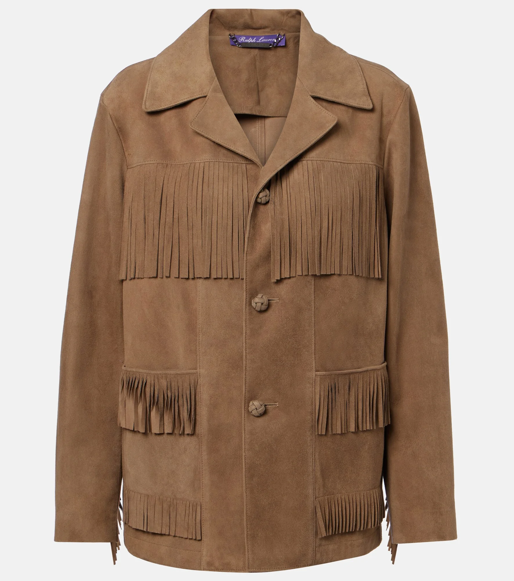 Perce fringed suede jacket - 1