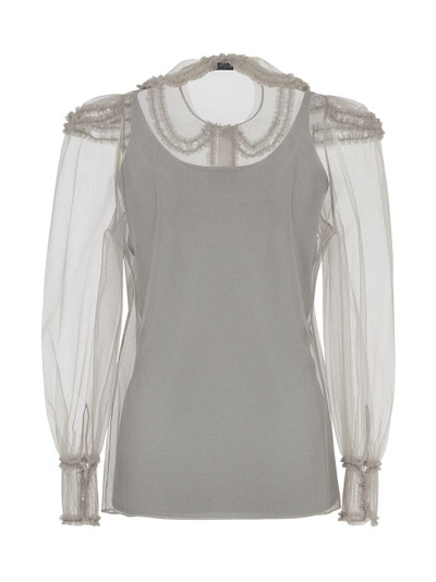 FENDI ruffled detail shirt  outlook