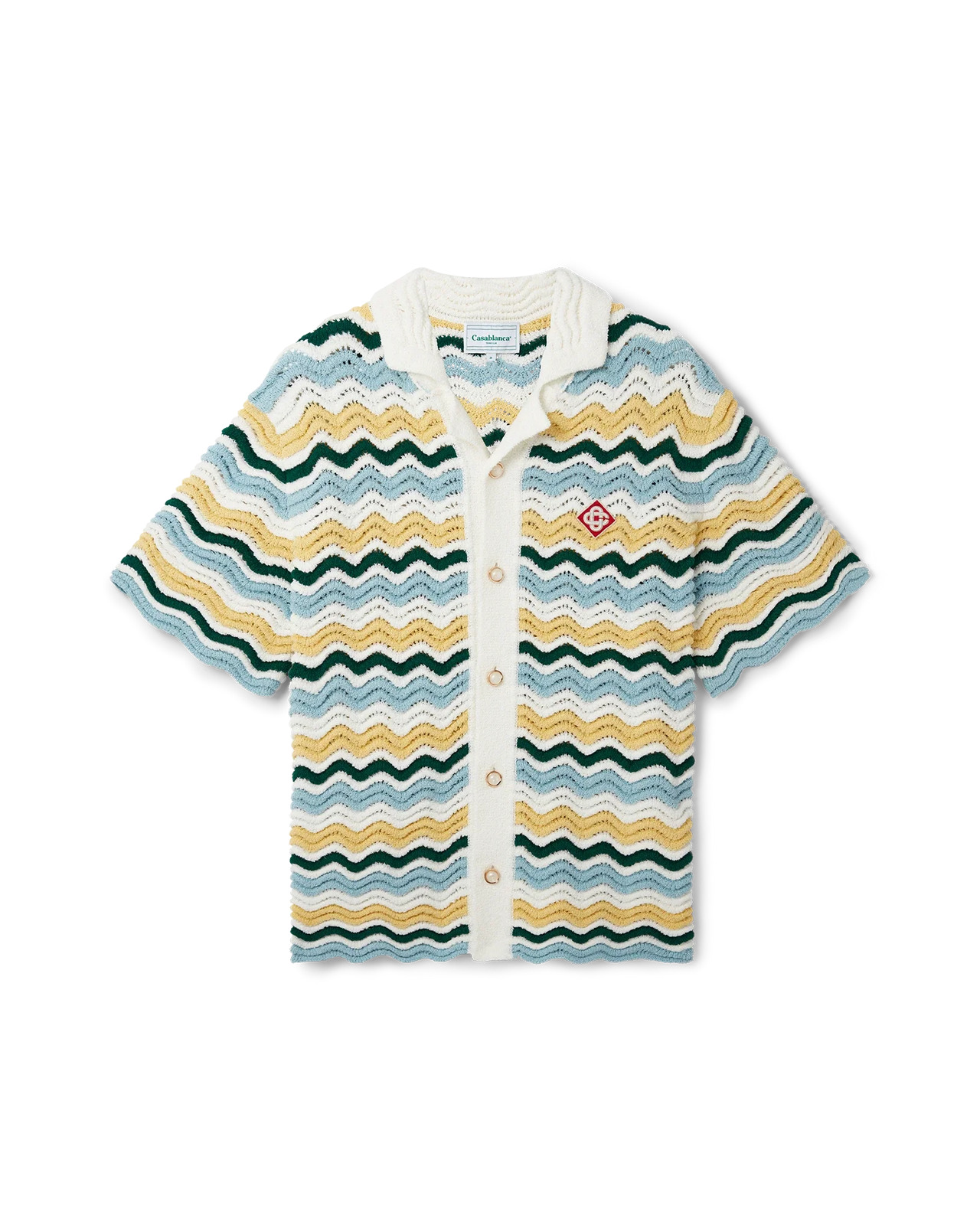 Wavy Boucle Shirt | Casablanca Paris - 1
