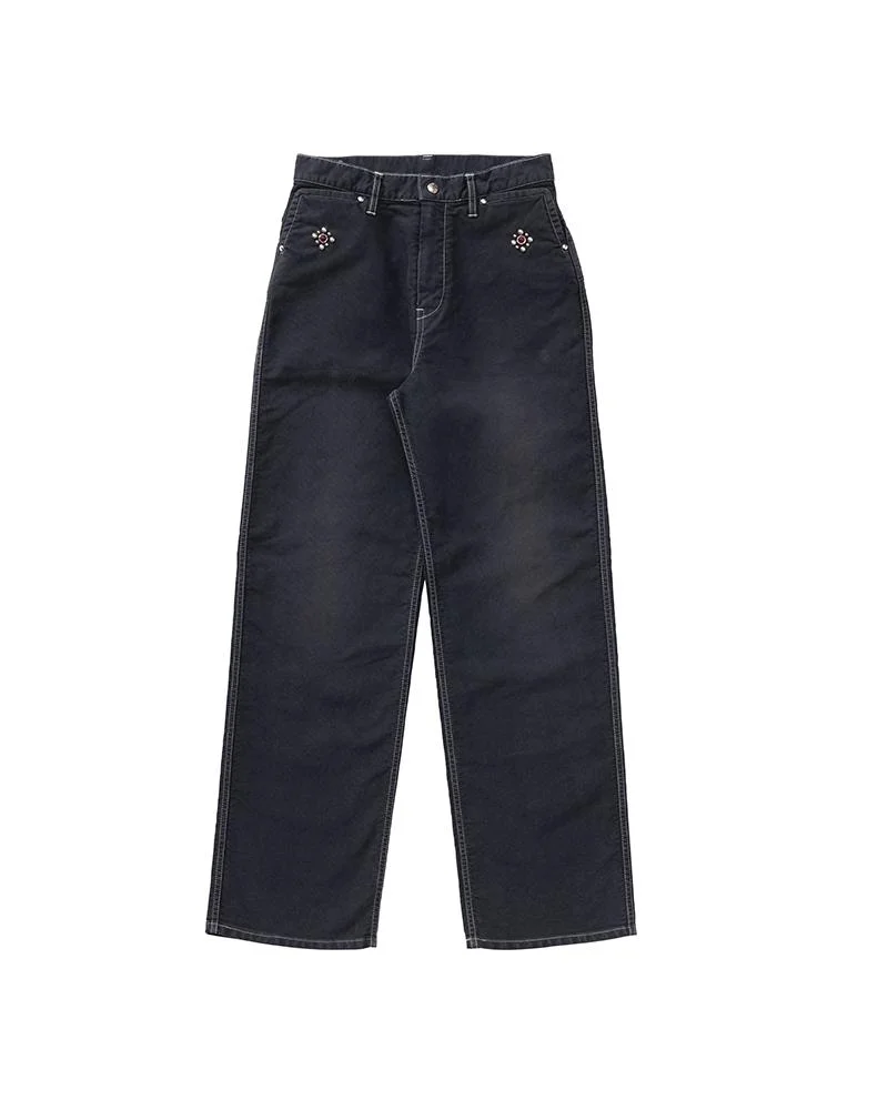 SWAIN STUDDED G.CORDS W BLACK - 1