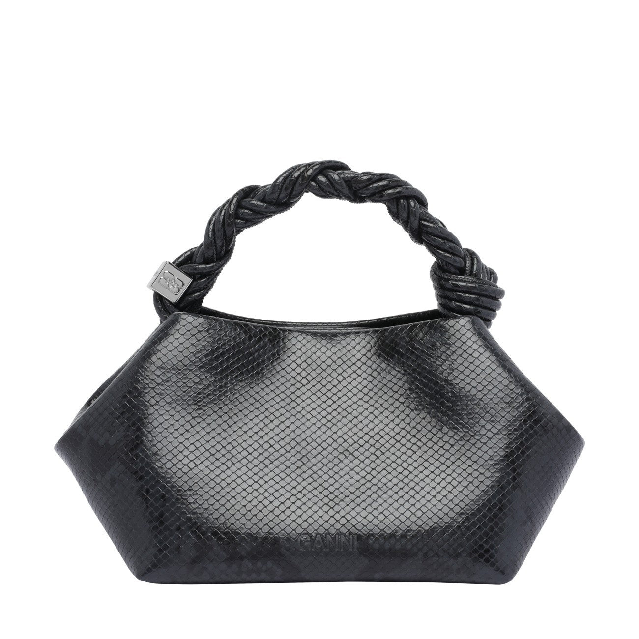 Ganni Women Small Ganni Bou Snake Handbag - 4