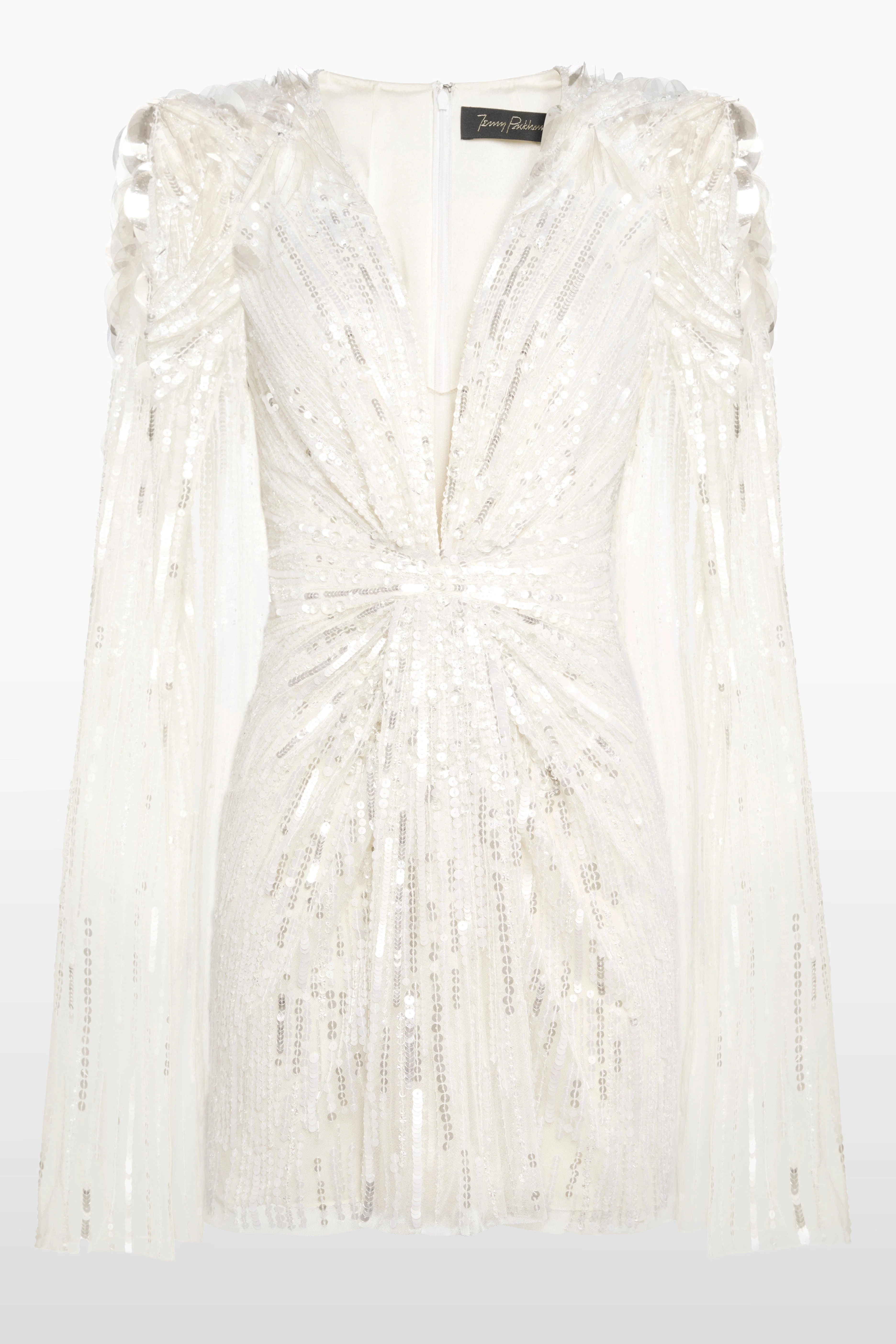 Jenny Packham Lady Love Sequin-Embellished mini Dress in Ivory at Nordstrom - 1