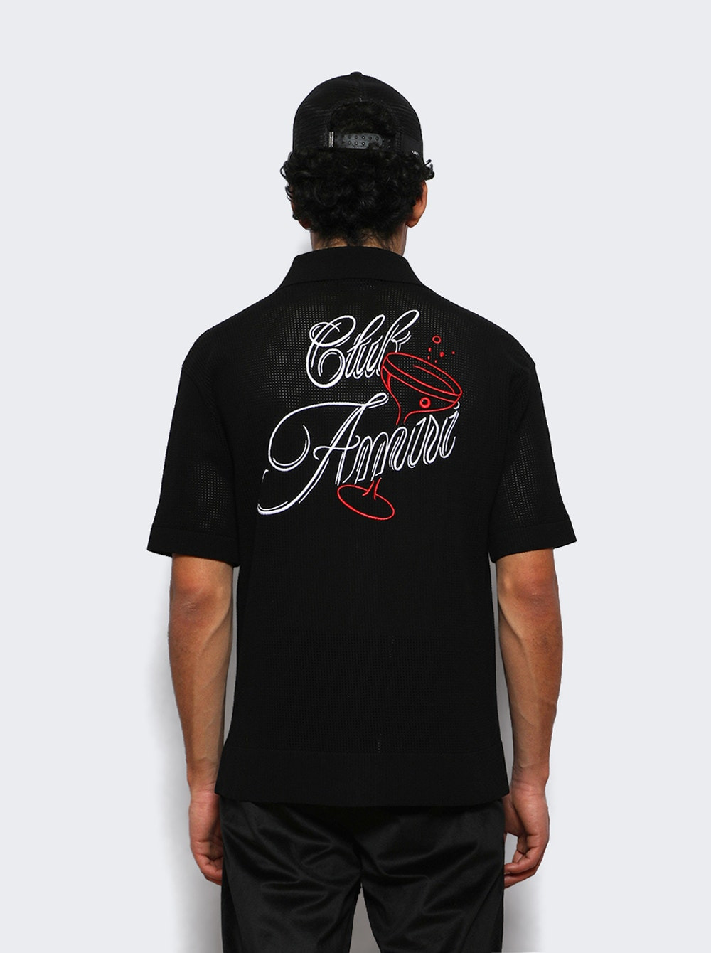 Club Crochet Shirt Black - 4
