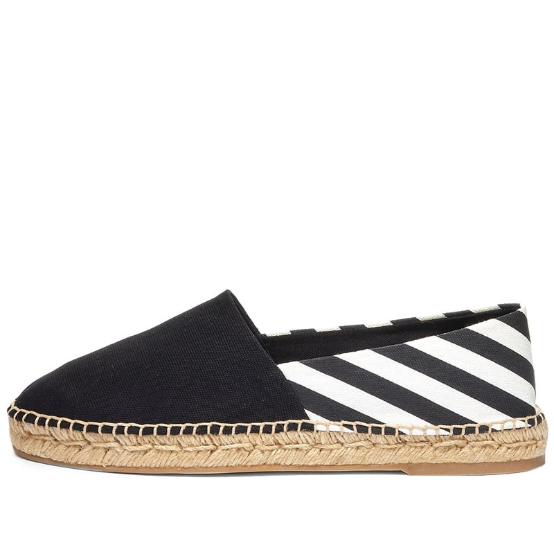 Off-White Off-White Stripes Flat Espadrilles outlook