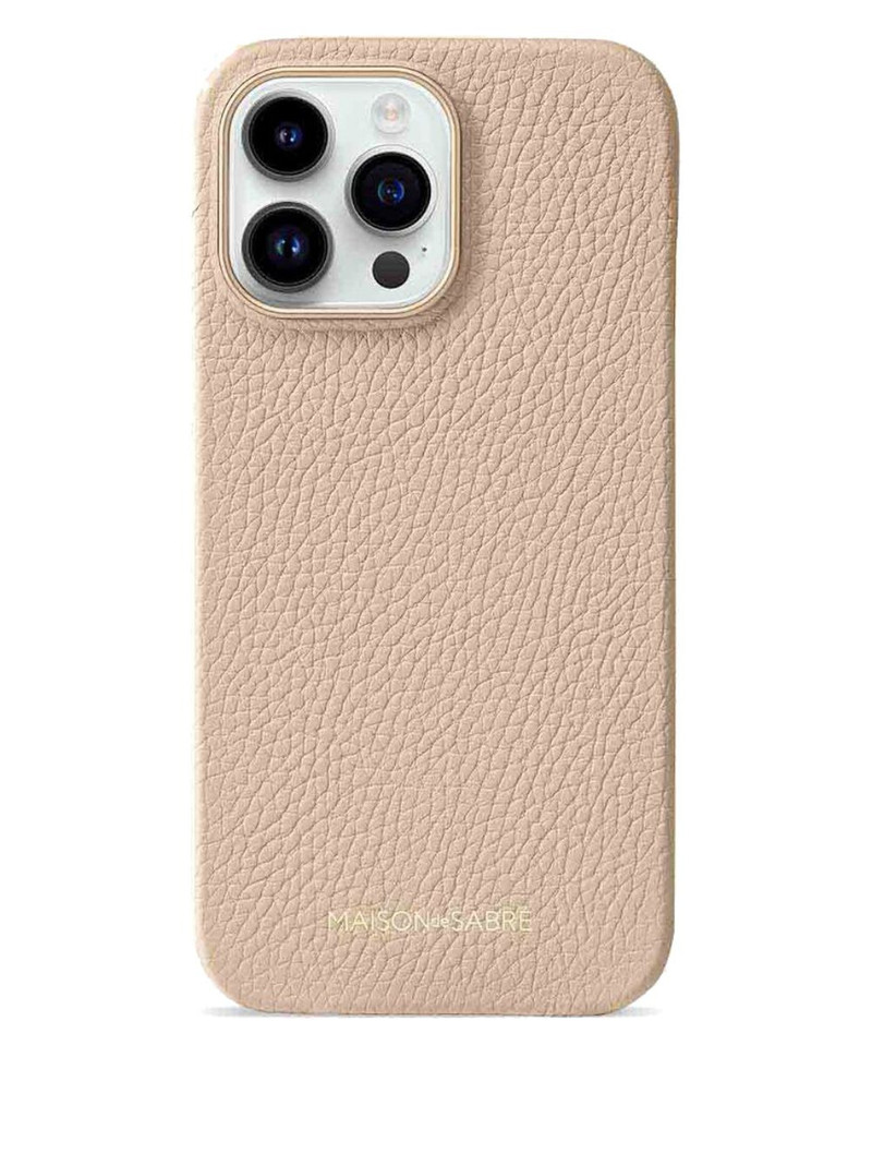 iPhone 15 Pro Max leather phone case 1
