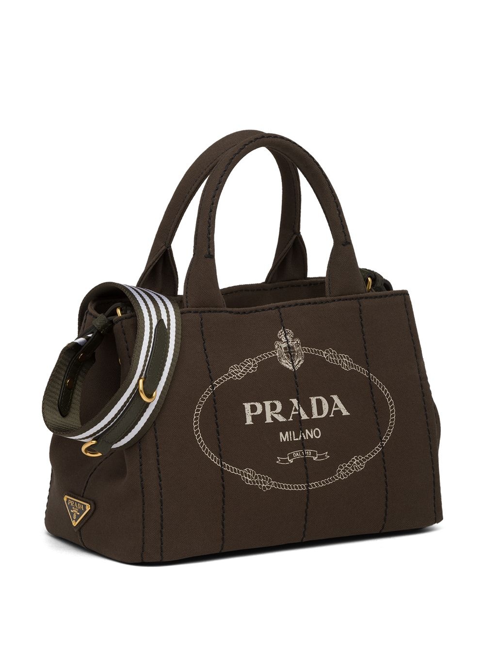 logo-print tote - 6