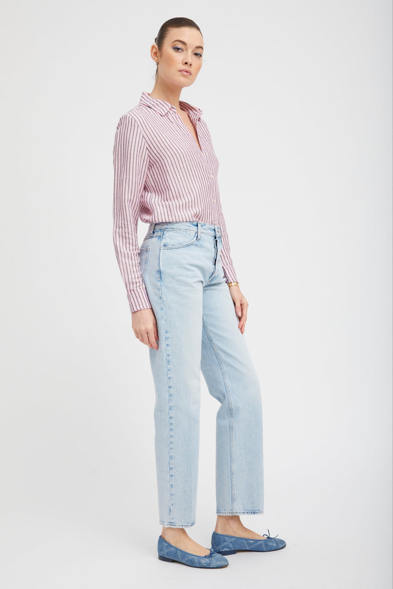 FARAH CROPPED SLIM BOYFRIEND DENIM - 3