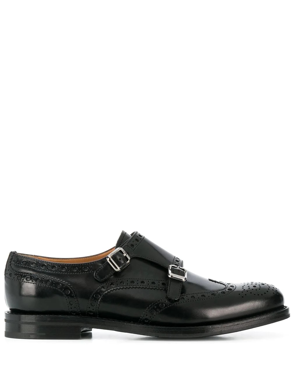 monk-strap brogue shoes - 1