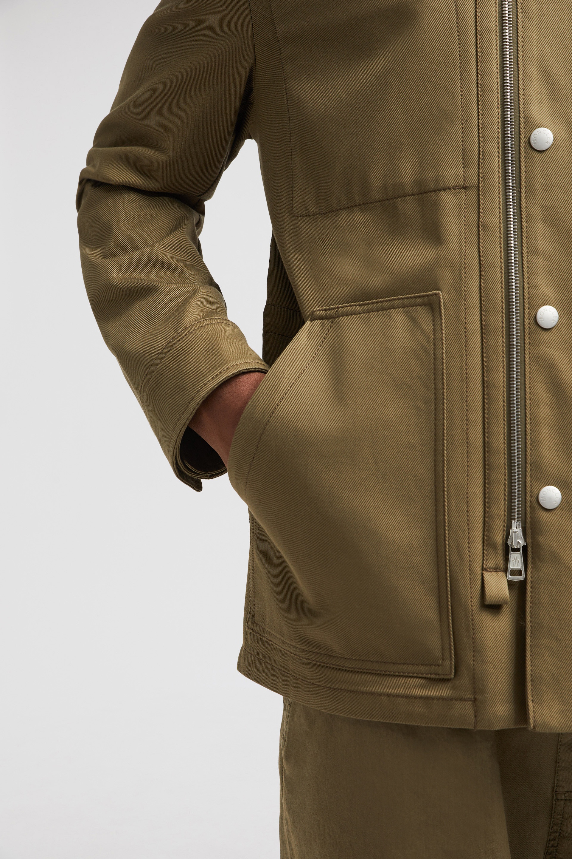 Guerledan Hooded Cotton Shirt Jacket - 9