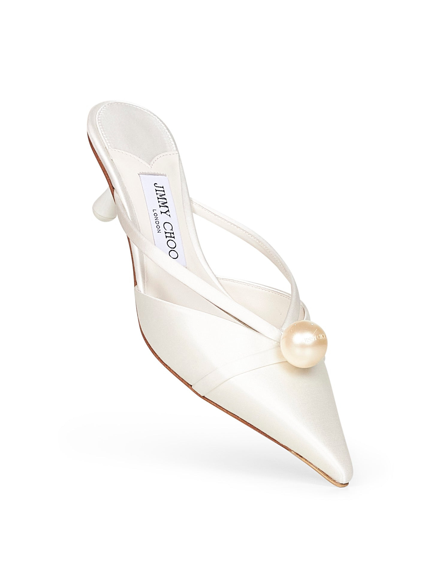 Ivory satin Sana Mule 50 mules - 4