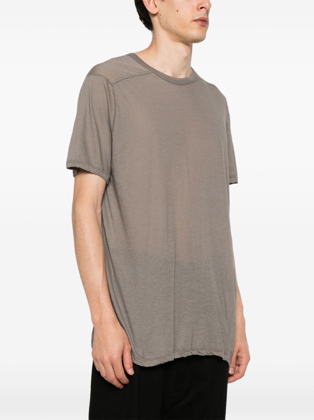 Level cotton semi-sheer T-shirt - 3