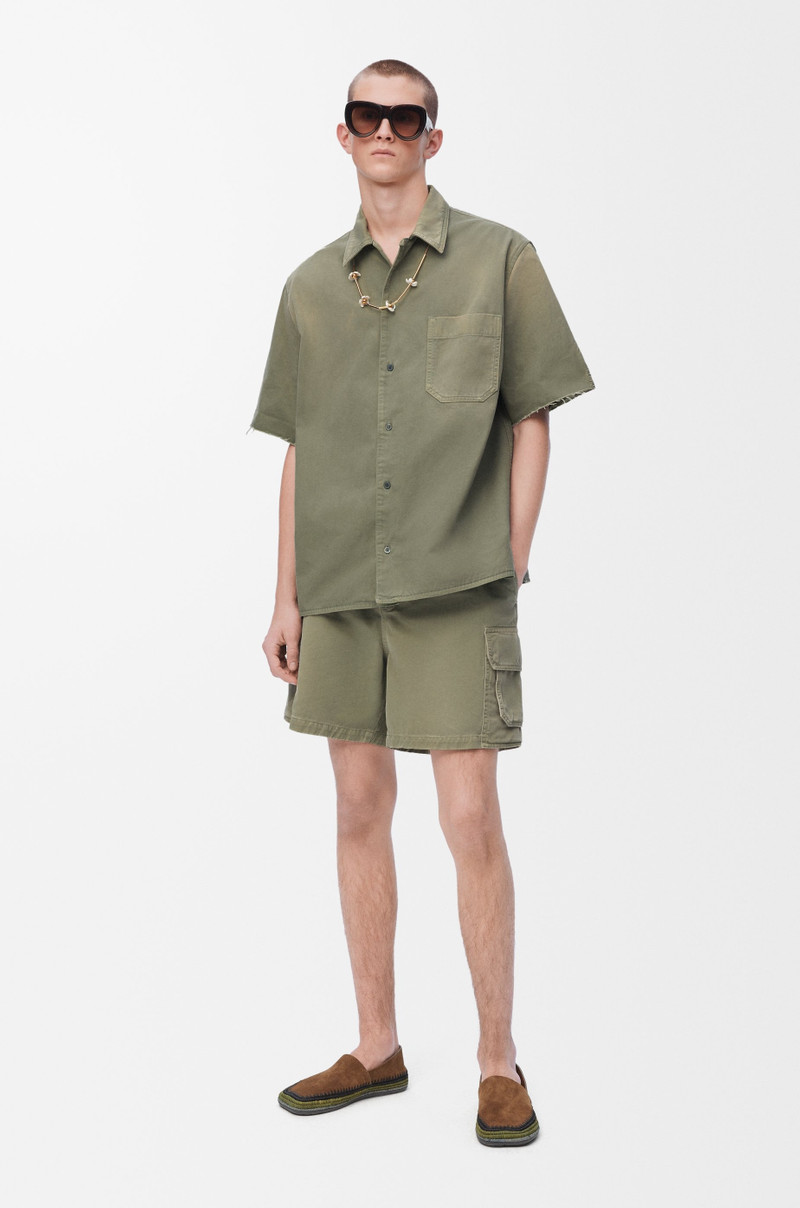 Loewe Anagram short sleeve shirt in cotton outlook