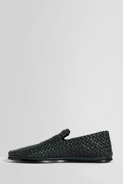 Bottega Veneta BOTTEGA VENETA MAN GREEN LOAFERS outlook