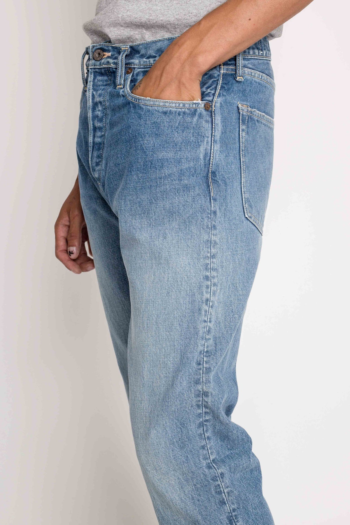 14oz Denim 5P MONKEY CISCO - Mid Tone - 5