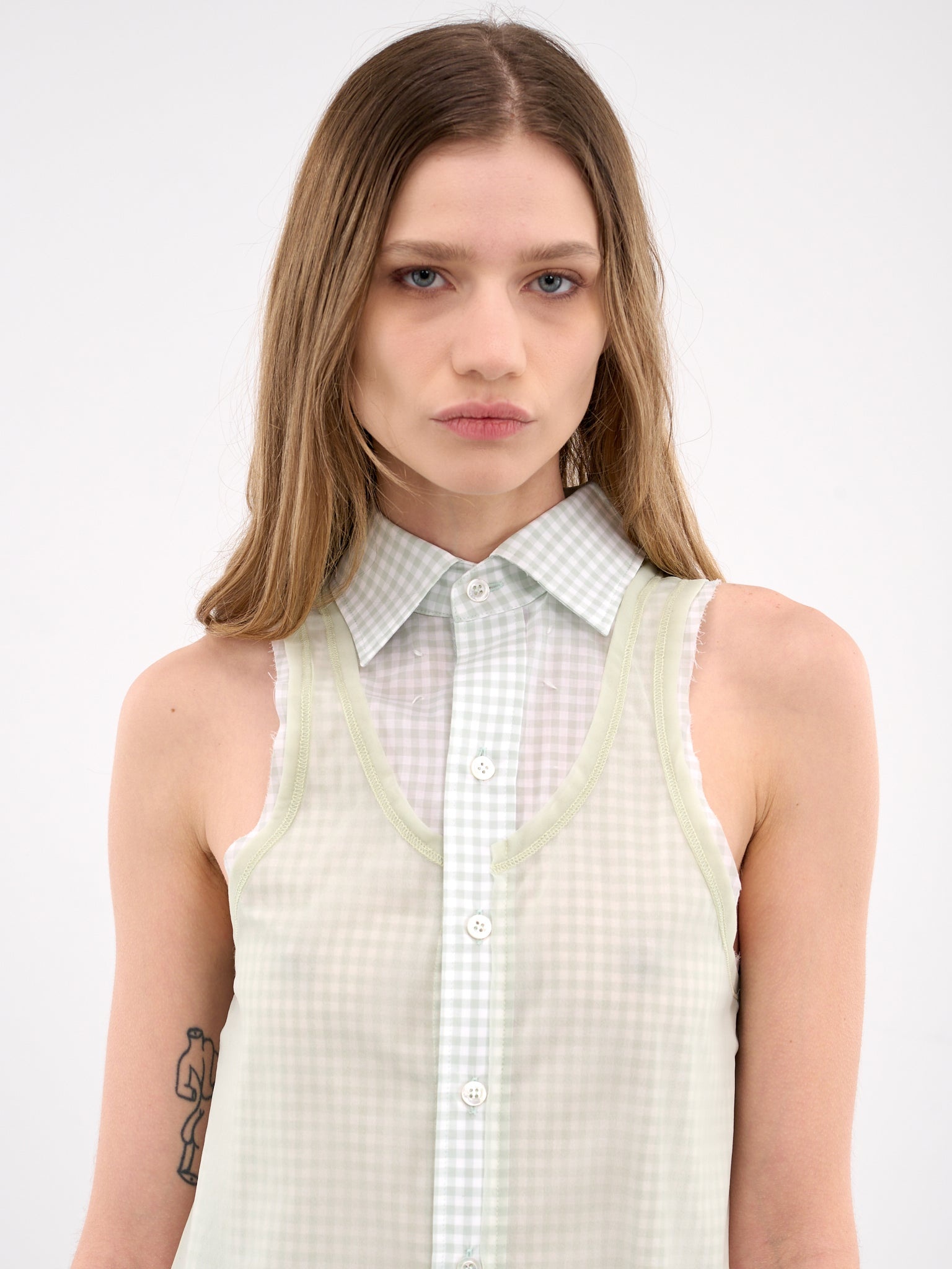 Back To Front Check Shirt - 6