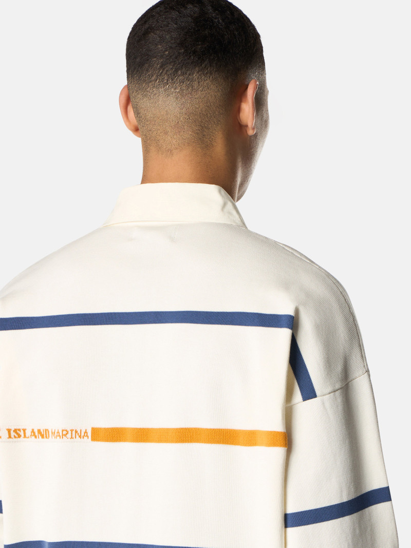 5100035 STRIPED SOFT ORGANIC COTTON_STONE ISLAND MARINA 5
