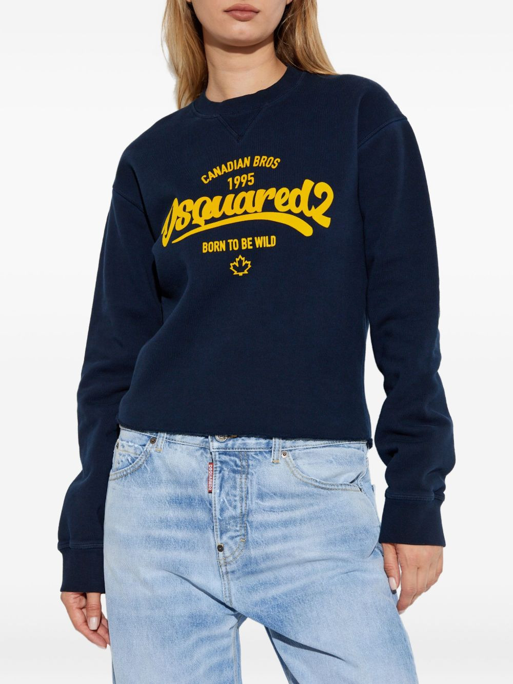 logo-print sweatshirt - 3