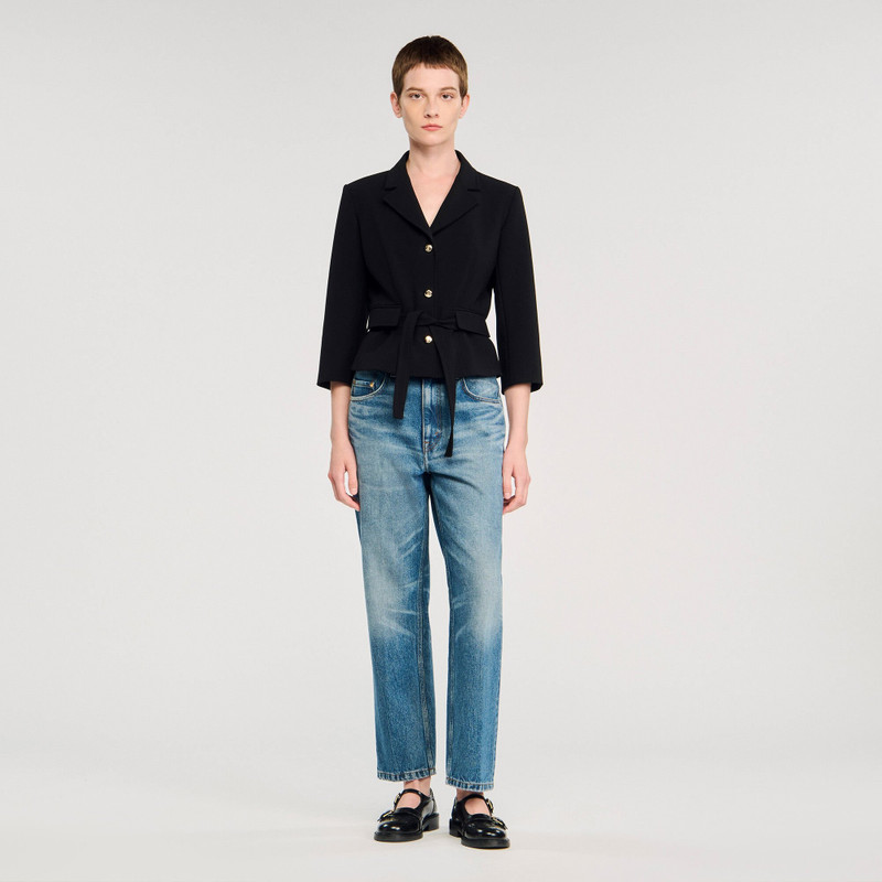 Sandro SHORT TAILORED JACKET outlook