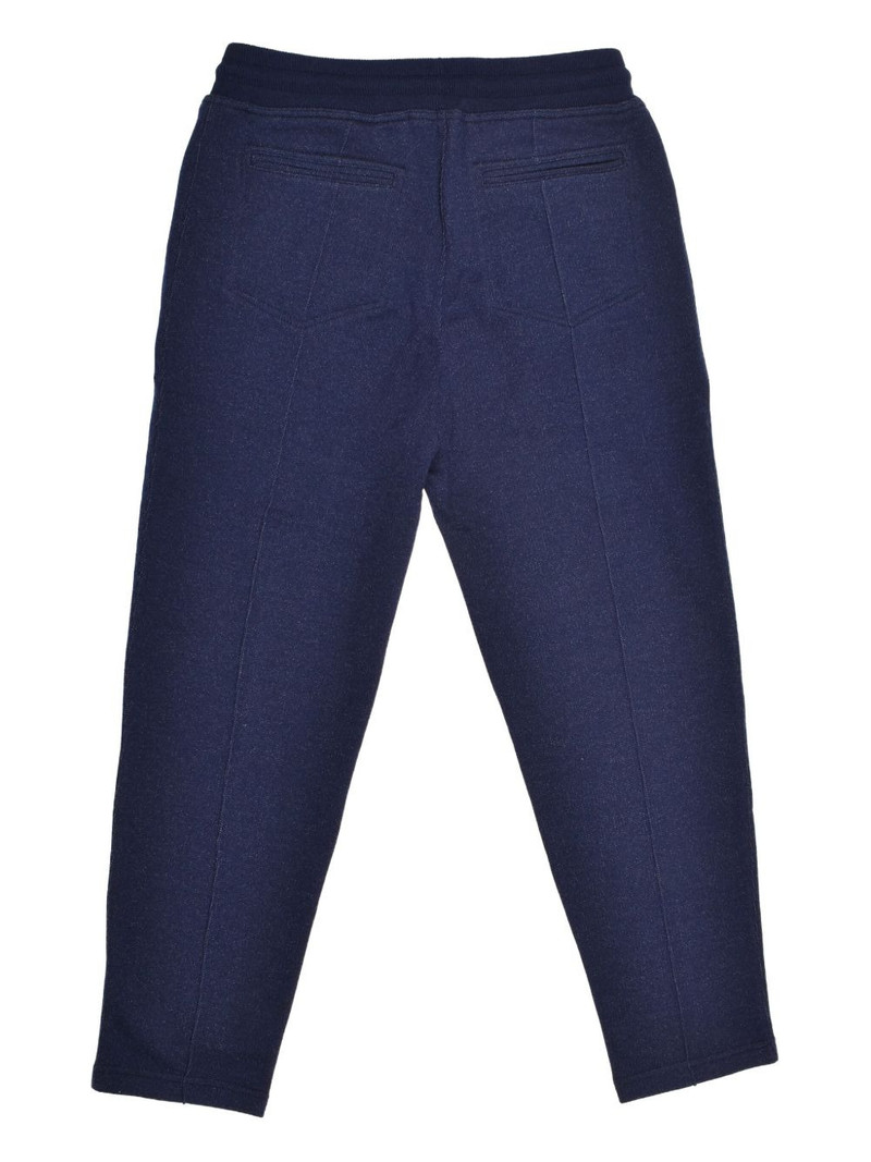 Brunello Cucinelli elasticated-waistband wool trousers outlook