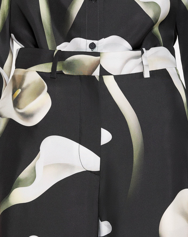 WIDE-LEG CALLA LILY PRINT PANTS 5