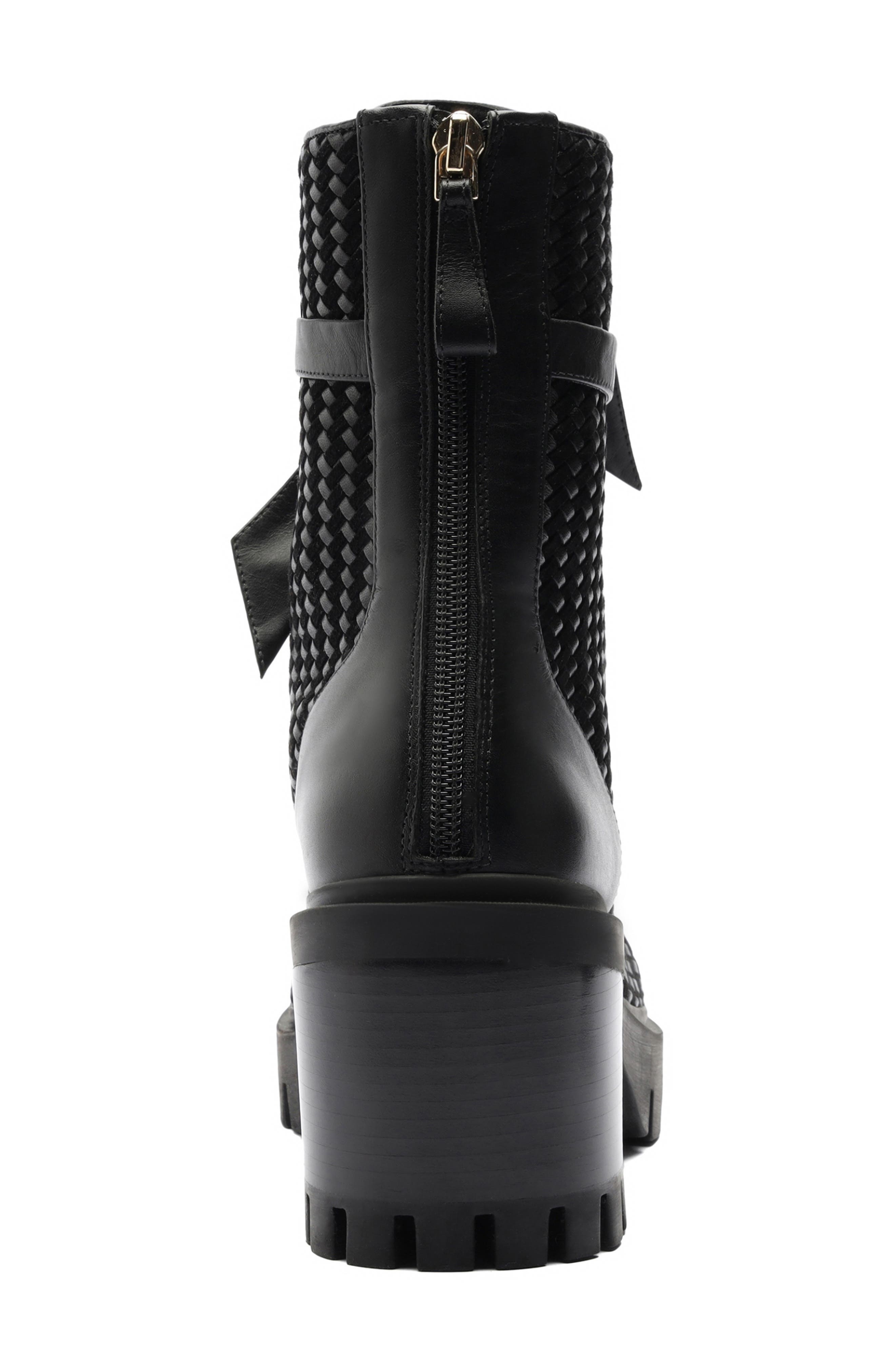 Alexandre Birman Tresse Combat Boot in Black at Nordstrom - 7