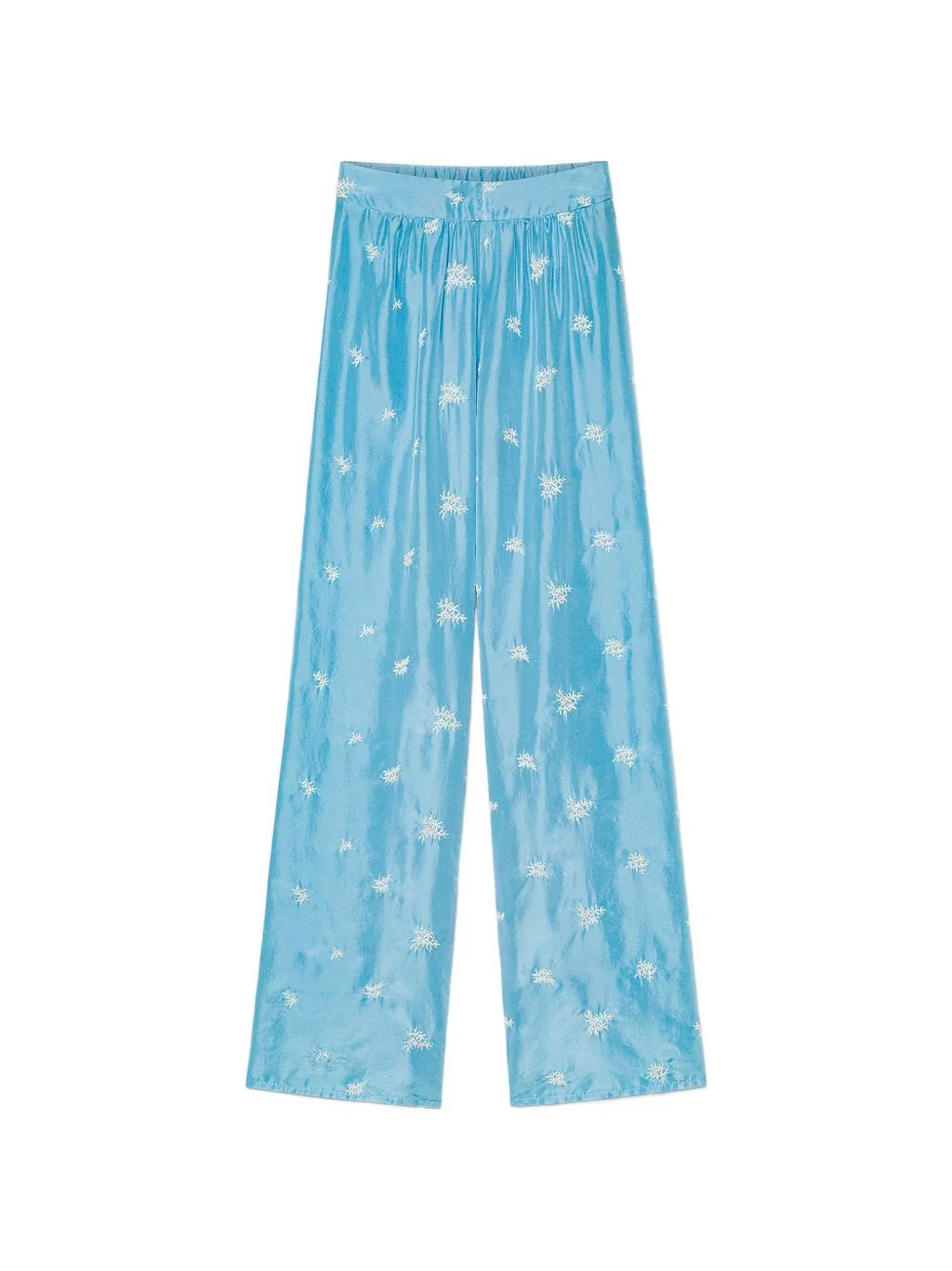 floral-pattern trousers - 1
