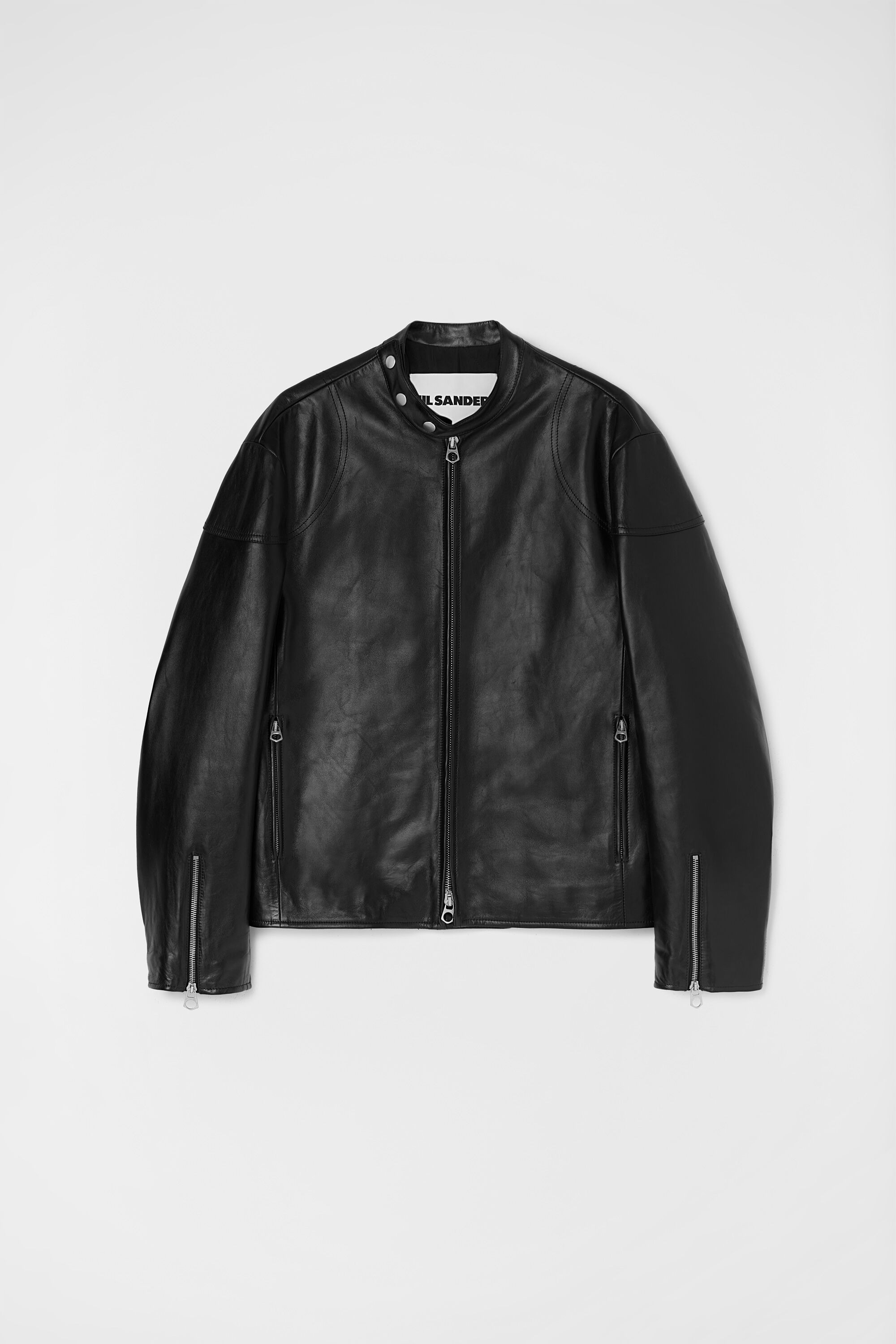 ジャケット・アウター vintage JIL SANDER leather casumere jkt Vintage Jil Sander Leather Jacket – NEUZWEI