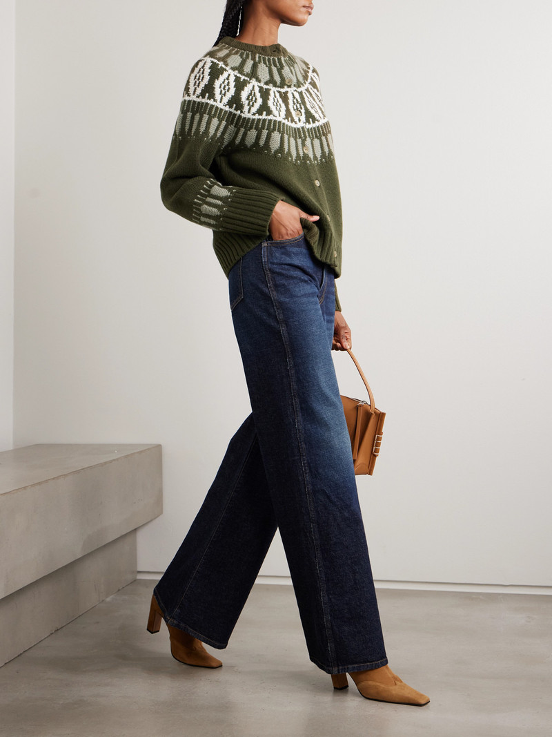 arch4 Aspen Fair Isle Cashmere Cardigan outlook