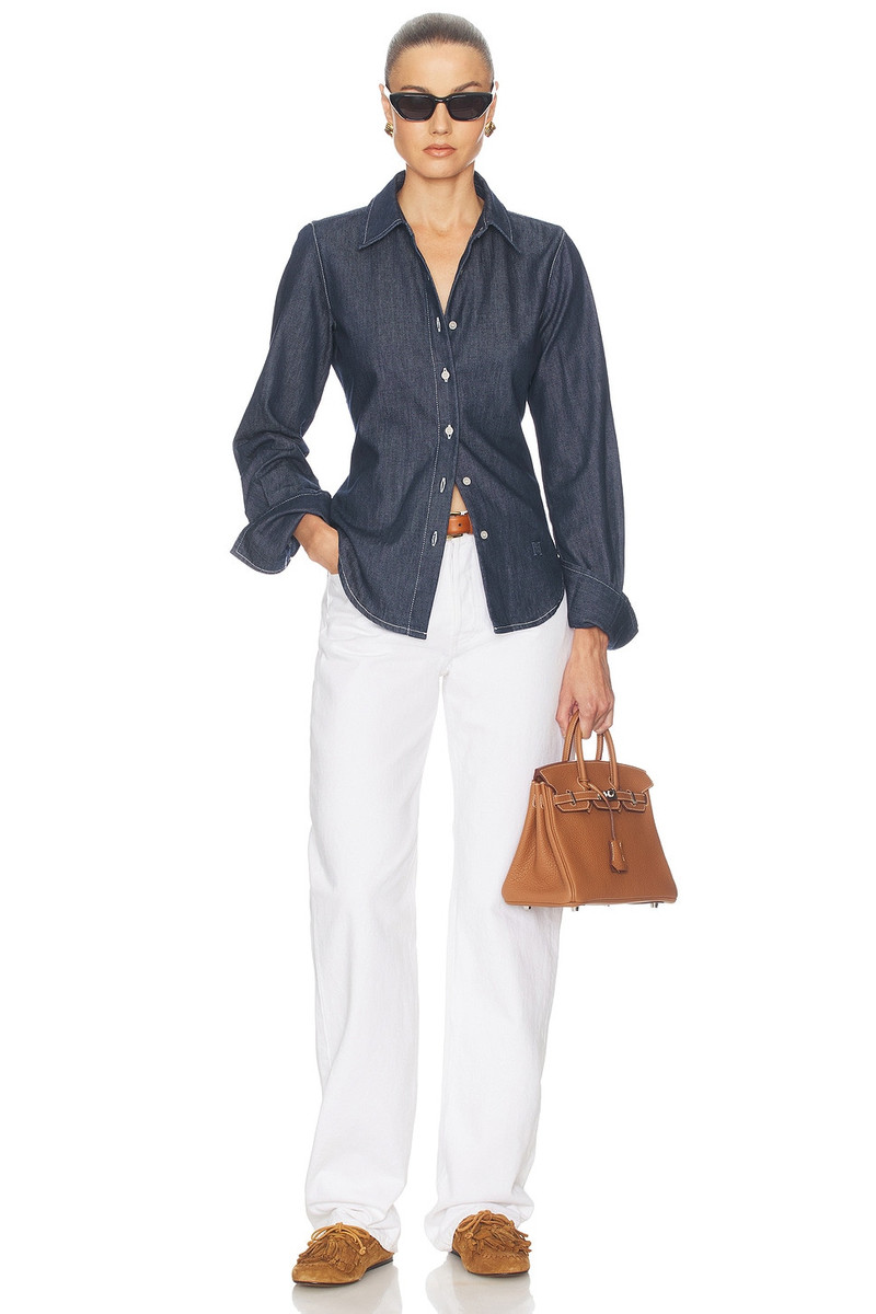 Denim Fitted Shirt 4