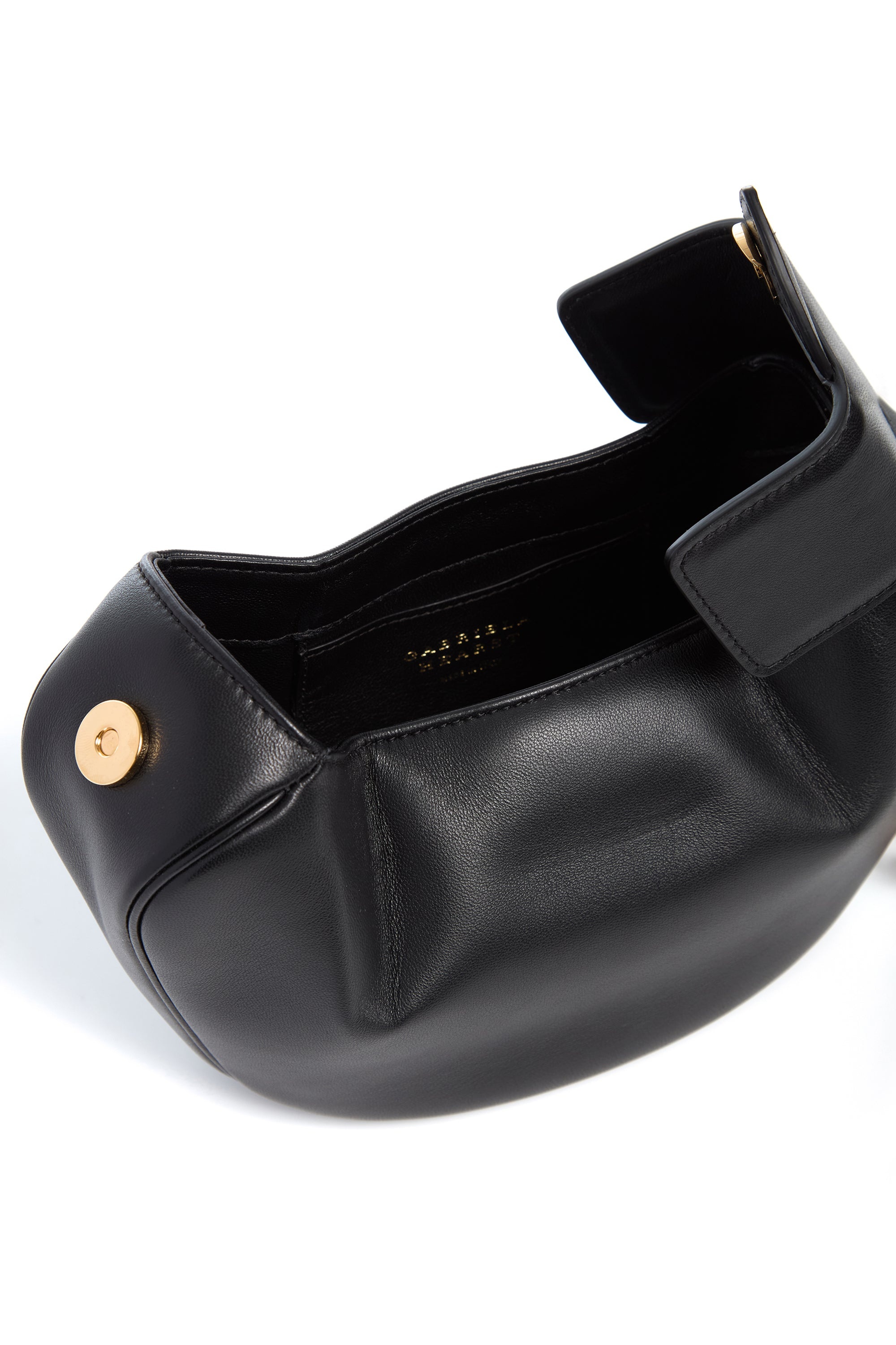 Soft Demi Clutch in Black Nappa Leather - 4