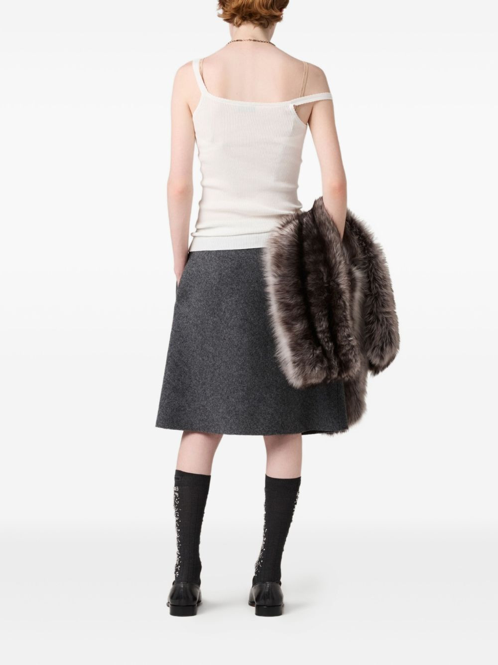 ribbed-knit top - 3