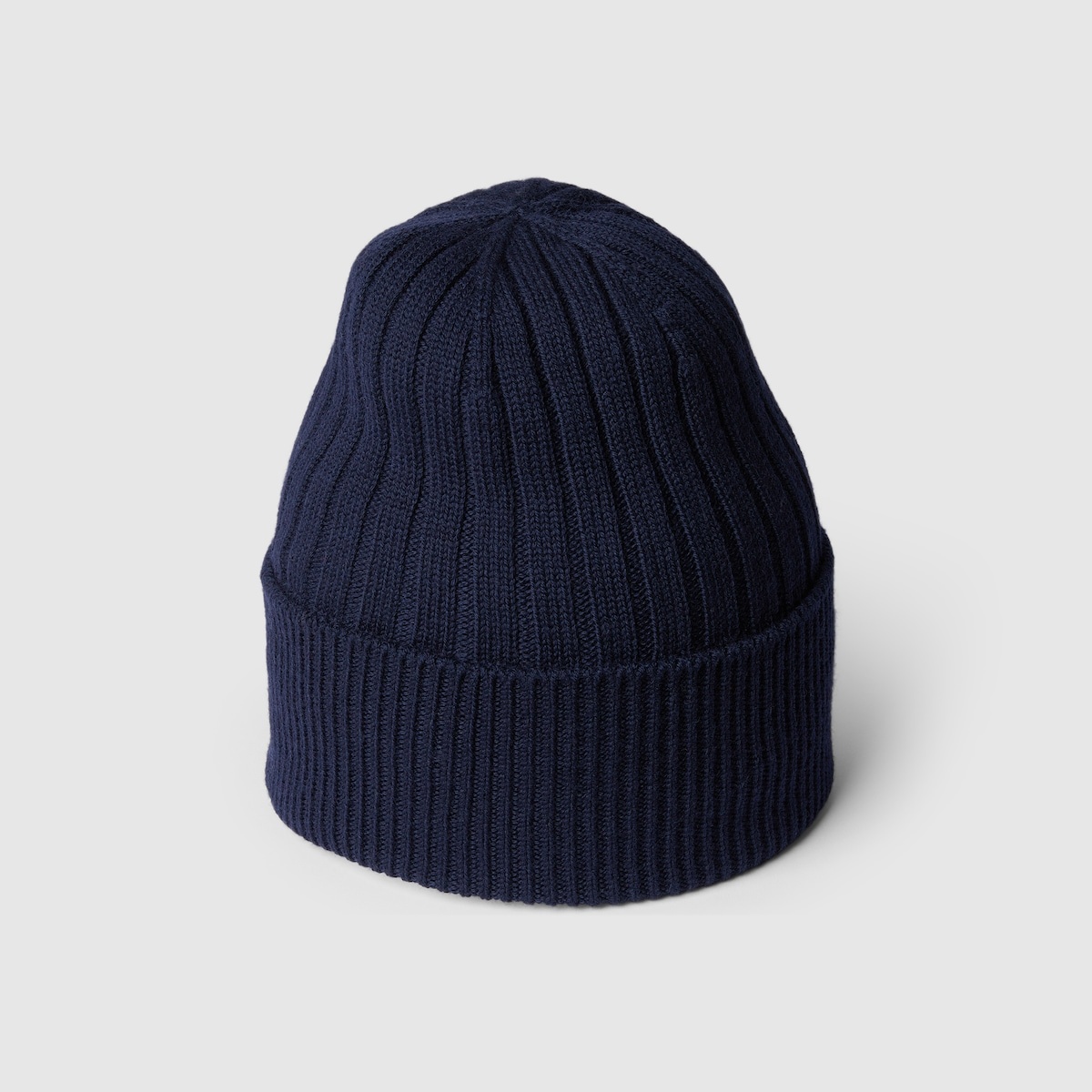 Rib knit wool hat - 3