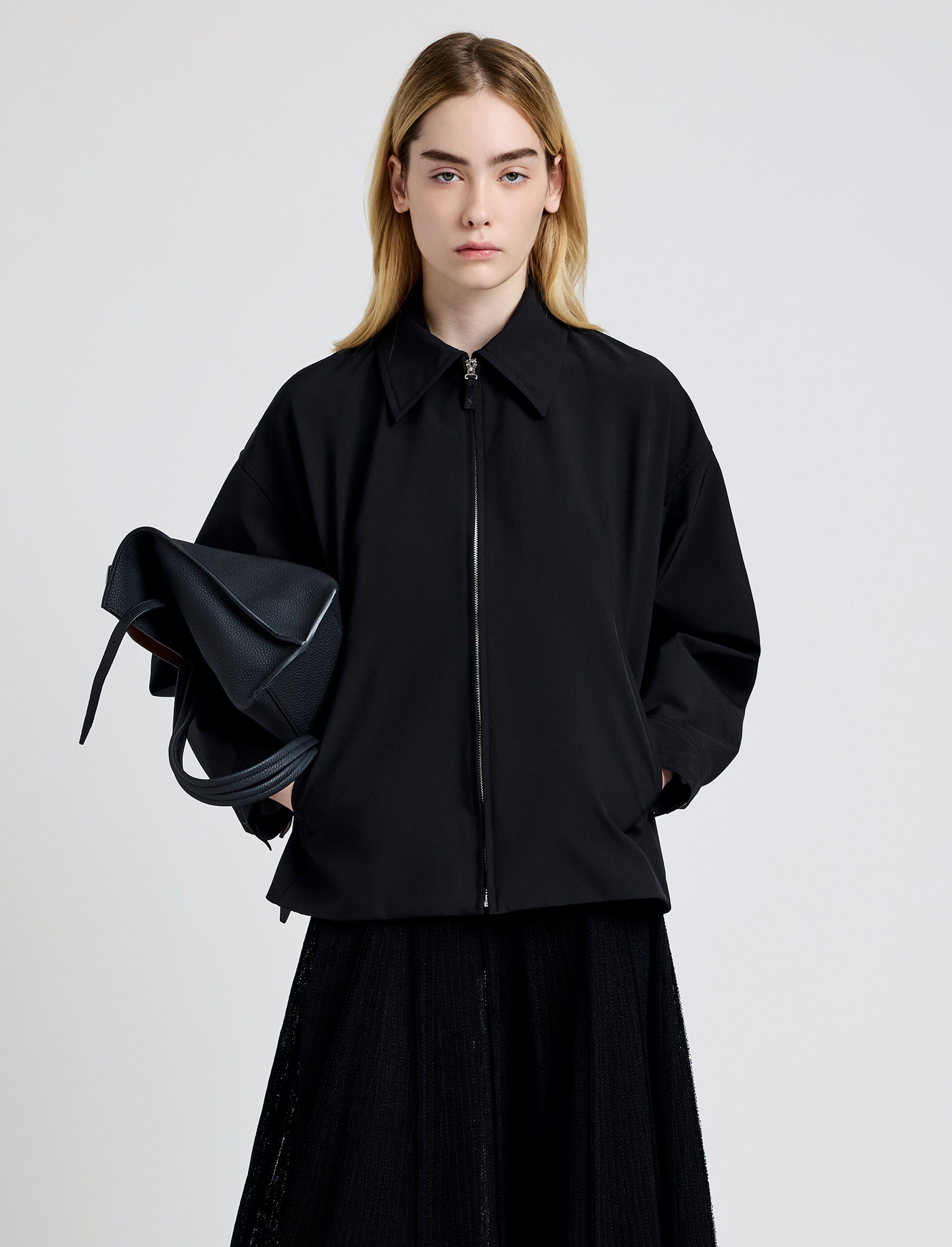 Sibyl Jacket in Stretch Nylon - 2