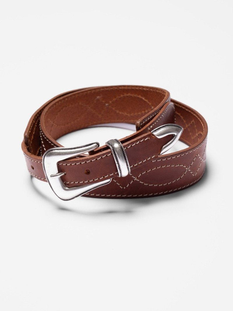 Western Ranch Belt Toffee Brown 1